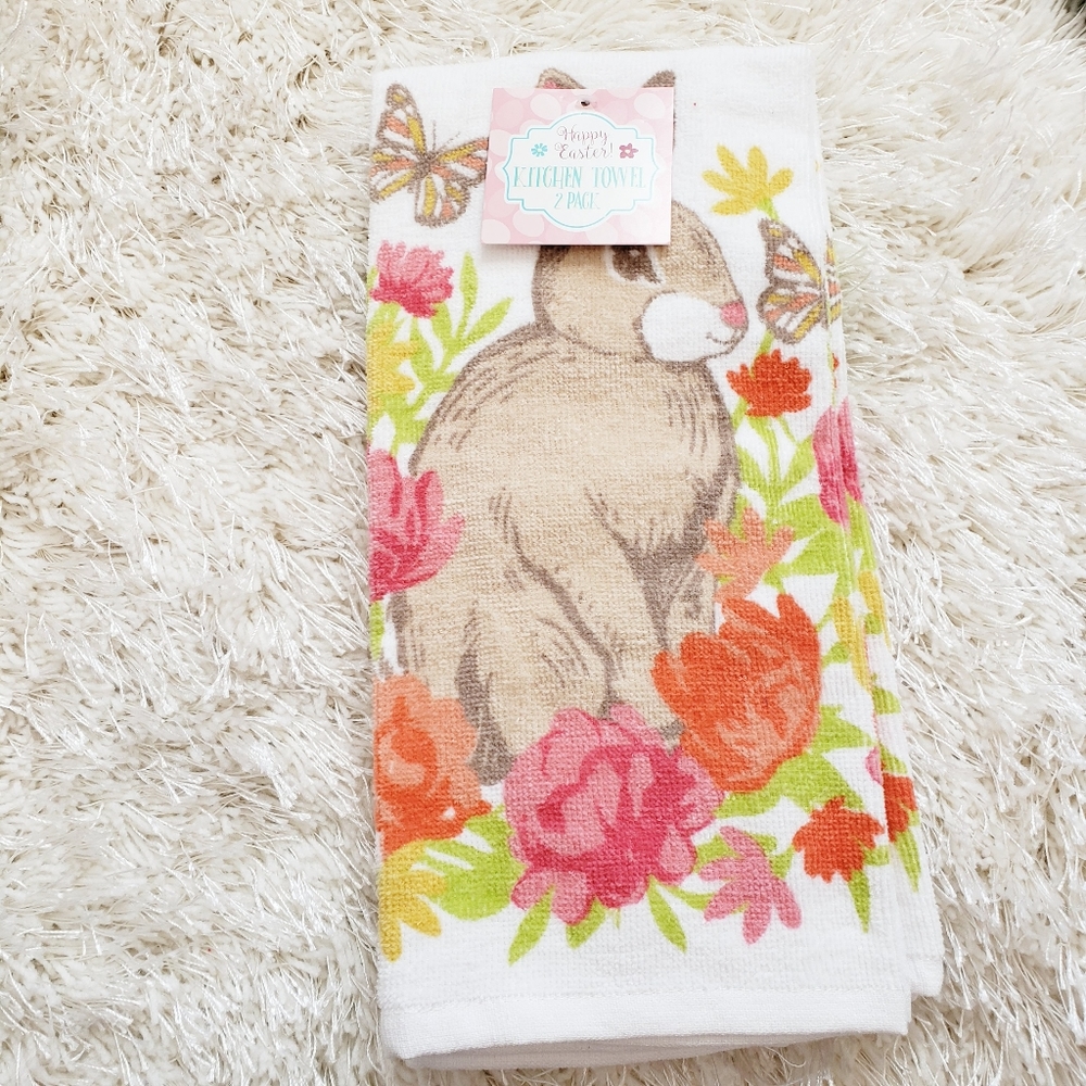 Easter Kitchen Hand Towels NWT